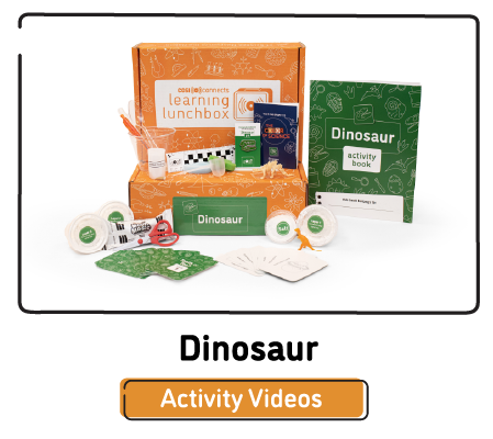 Click here to view activity videos for the Dinosaurs Kit