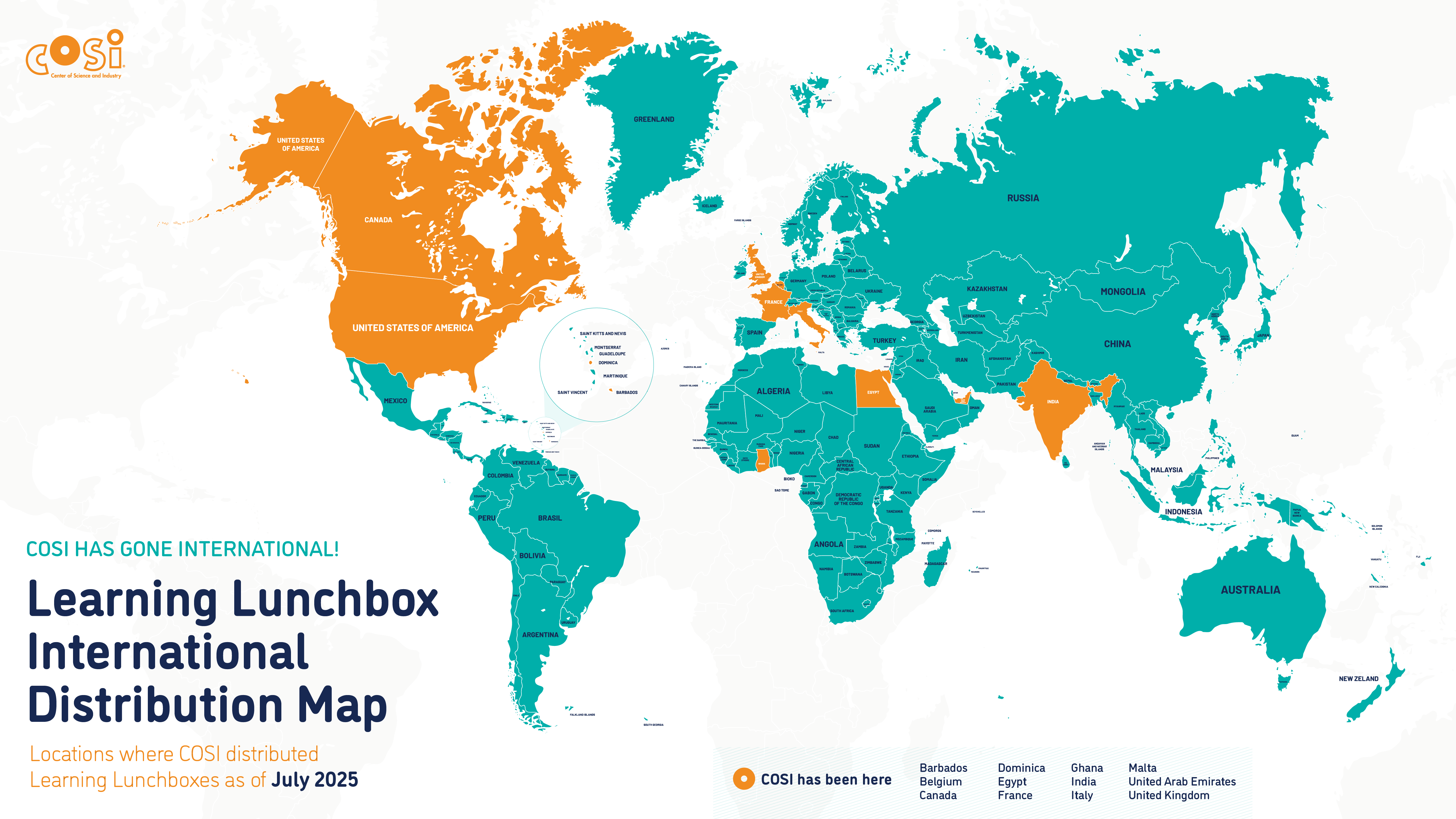 Click here to view the international distribution map